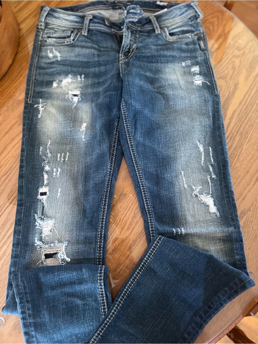 Tuesday Silver Jeans Dark Blue Super Stretch Jeans